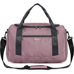 ECOHUB 16'' Personal Item Bag Mini Duffel Bag Small Travel Bag Underseat Carry on Bag for United Airlines Gym Bag for Women (Baby Blue)