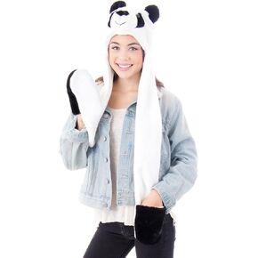 Simplicity 3-in-1 Multi-Functional Animal Hat, Scarf, & Mitten Combo in Saudi Arabia