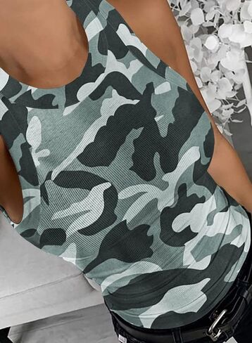 Dokotoo Womens Ladies Ribbed Thick Strap Low Cut Tight Slim Fitted Sporty Workout Tank Tops in Kuwait