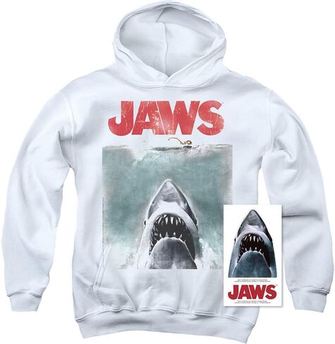 ملصق الفيلم الأصلي Jaws Shark هوديي وملصقات للشباب والأطفال والأولاد in Kuwait