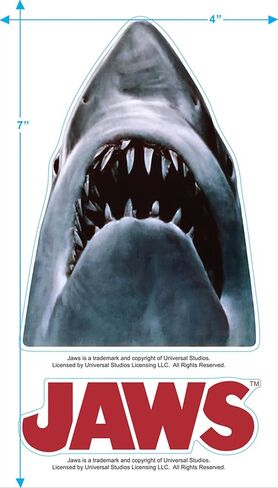 ملصق الفيلم الأصلي Jaws Shark هوديي وملصقات للشباب والأطفال والأولاد in Kuwait