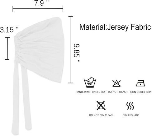 Faticinfa Under Scarf Hijab Cap with Tie-Back Closure Jersey Hijab Inner Caps with Rope Hijab Bonnet for Muslim Women in Saudi Arabia