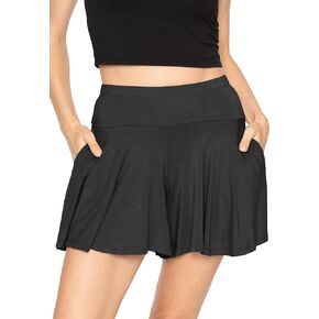 STRETCH IS COMFORT شورت نسائي واسع الساق واسع الحجم مع جيوب | S-5X