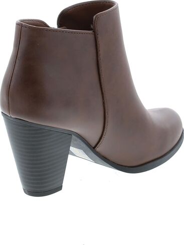 Soda Women's Ages Tassel Zip Chunky Heel Bootie in Kuwait