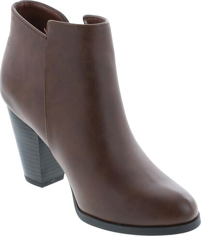 Soda Women's Ages Tassel Zip Chunky Heel Bootie in Kuwait