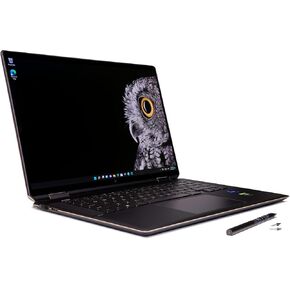 New Spectre x360 2 في 1 16-f0023dx 16 بوصة UHD+ (3840 × 2400)، OLED، multitouch 11Th Gen i7-11390H GeForce GTX 3050 4GB Active Pen Plus Best Notebook Stylus Stylus Light (2TB SSD|16GB RAM|Win 11 برو) in Kuwait