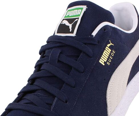 PUMA Suede Classic XXI Peacoat/Puma White 9.5 D (M) in Saudi Arabia
