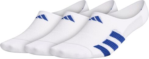adidas Men's Superlite Stripe Super No Show Socks (3-Pair) in Kuwait