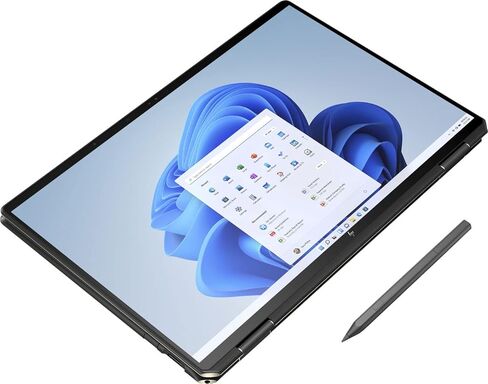 New Spectre x360 2 في 1 16-f0023dx 16 بوصة UHD+ (3840 × 2400)، OLED، multitouch 11Th Gen i7-11390H GeForce GTX 3050 4GB Active Pen Plus Best Notebook Stylus Stylus Light (2TB SSD|16GB RAM|Win 11 برو) in Kuwait