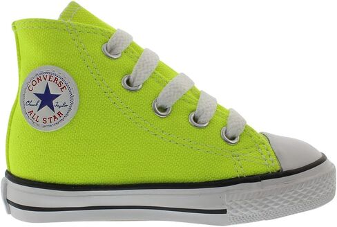 Converse Chuck Taylor Hi Infant/Toddler Shoes Size 8, Color: Neon in Saudi Arabia