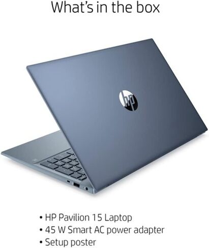 HP 2021 Pavilion Laptop, 15-inch Laptop, AMD Ryzen 7 5700U (>i7-1165G7), 32GB RAM, 1TB SSD, AMD Radeon Graphics, 15.6" Full HD, B&O Audio, WiFi 6, Bluetooth, Webcam with JAWFOAL in Kuwait