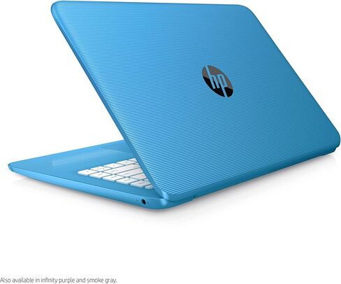 HP Stream 14-inch Laptop, Intel Celeron N3060 Processor, 4 GB SDRAM Memory, 32 GB eMMC storage, Windows 10 Home in S Mode with Office 365 Personal for one year (14-cb010nr, Aqua Blue) in Saudi Arabia