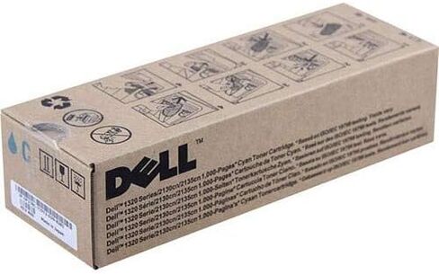 Dell P238C 1320C 2130 2135 Toner Cartridge (Cyan) in Retail Packaging in Saudi Arabia