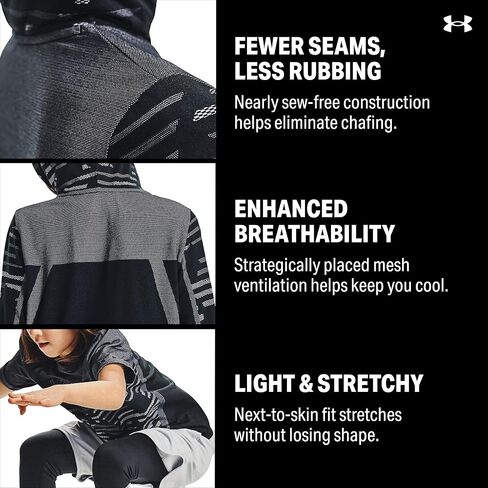 Under Armour Boys' Seamless Training Hoodie in Saudi Arabia