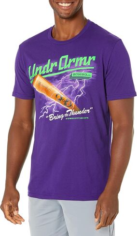 Under Armour Men's Lightning Script Baseball Short Sleeve T-Shirt in Saudi Arabia