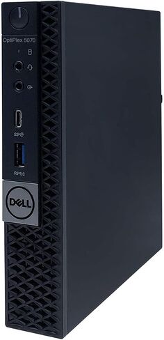 Dell Optiplex 5070 Micro MFF Desktop PC Intel i3-9100T, 8GB DDR4 New 256GB M.2 NVMe SSD, WiFi BT HDMI New KB & Mouse Windows 11 Pro (Renewed) in Kuwait