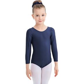 speerise Girls Long Sleeve Leotard Gymnastics Dance Leotards for Kids Dance Unitard for 3-12 Years Girls Boys
