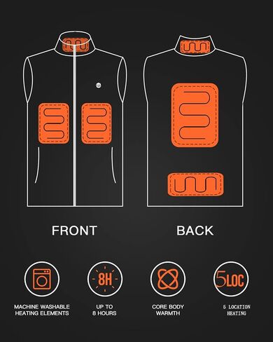 Norwell Women's Lightweight Heated Vest Jacket with Removable Hood (Battery Pack)… in Saudi Arabia