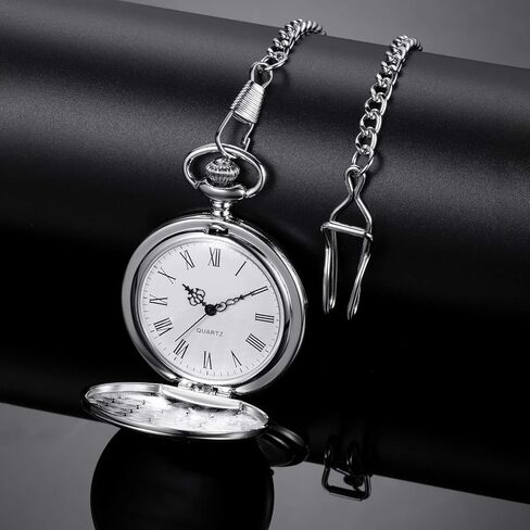 Hicarer Grandpa Pocket Watch, Father's Day Meaningful Grandpa Birthday Christmas Supplies in Kuwait