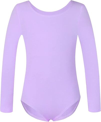 Phineein Girls Long Sleeve Team Basic Leotards For Kids in Kuwait
