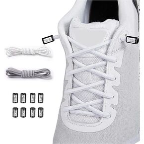 anan520 2 Pairs Elastic Shoelaces - Elastic No Tie Shoe Laces For Adults,Kids,Elderly in Saudi Arabia