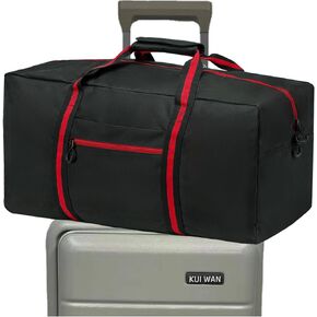 24.8 " Travel Bag, Gym Bag for Men Women, Weekender Overnight Bag 60L Duffle Bag for Traveling with Trolley Sleeve Wet Pocket in Saudi Arabia