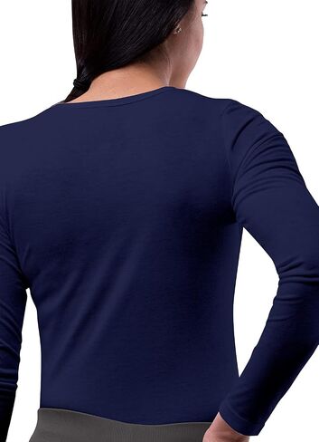 Sivvan Scrubs for Women - Long Sleeve Comfort Underscrub Tee 3-Pack in Saudi Arabia