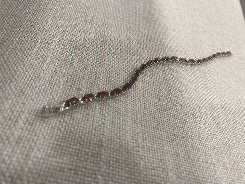 Silver Smile 925 Sterling Silver Gemstone Bracelets for Women and Girls|Attractive Tennis Bracelet in 7.25" Length with Secure Lock |Comes in a Suede Pouch in Saudi Arabia
