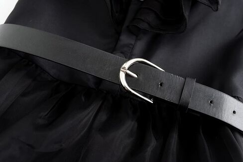 فستان Akokvlar التنكري باللون الأسود للفتيات مع حزام شعر مستعار وأقراط وجوارب in Kuwait