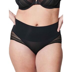 SPANX Undietectable Illusion Lace Hipster أسود جدًا XS - عادي