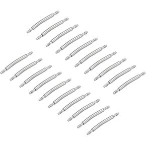 uxcell 20mm Curved Spring Bar Pins 1.5mm Dia Stainless Steel Double Flanged End Watch Band Link Pin 20pcs in Kuwait