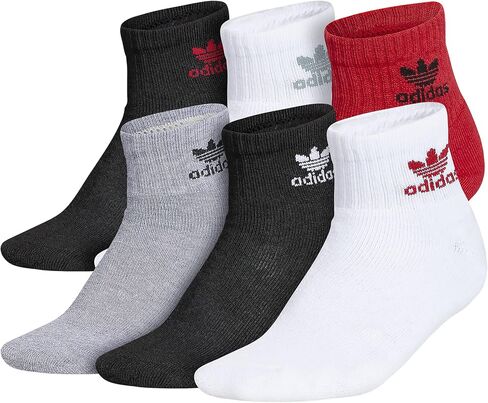 جوارب Trefoil مبطنة للأطفال للأولاد والبنات من adidas Originals (6 أزواج) in Saudi Arabia