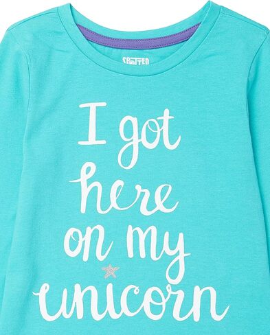 Amazon Essentials Girls and Toddlers' Long-Sleeve T-Shirts (Previously Spotted Zebra), Multipacks in Saudi Arabia
