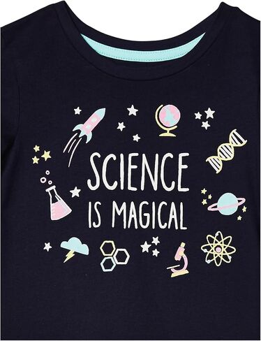 Amazon Essentials Girls and Toddlers' Long-Sleeve T-Shirts (Previously Spotted Zebra), Multipacks in Saudi Arabia