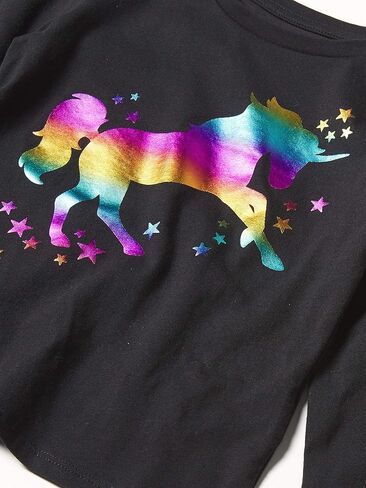 Amazon Essentials Girls and Toddlers' Long-Sleeve T-Shirts (Previously Spotted Zebra), Multipacks in Saudi Arabia