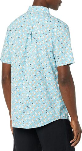 Amazon Essentials Men's Short-Sleeve Stretch Poplin Shirt (Available in Big & Tall) in Kuwait