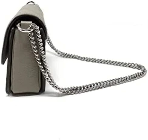 Tory Burch Olivia Pebbled Leather Bag (Gray Heron) in Saudi Arabia