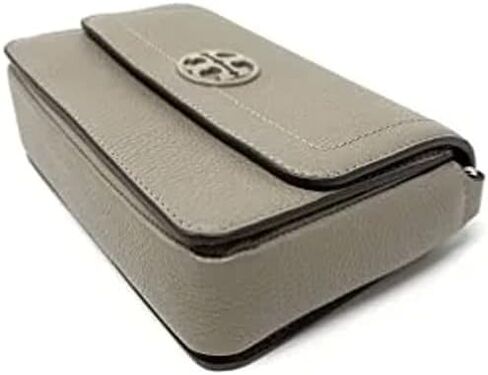 Tory Burch Olivia Pebbled Leather Bag (Gray Heron) in Saudi Arabia
