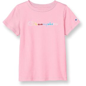Champion Girls' T-Shirt, Kids, Cotton Tee, Multiple Graphics in Kuwait