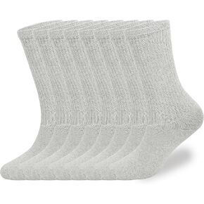 WANDER Women's Athletic Crew Socks 8 Pairs Cushion Running Socks for Women Sport Wicking Cotton Socks 7-10/10-14
