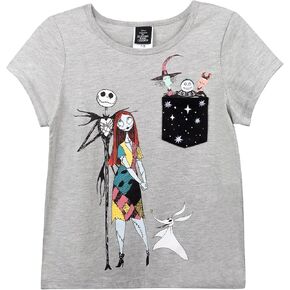 Disney Minnie Mouse Nightmare Before Christmas Winnie The Pooh Lilo & Stitch Sally Zero Girls T-Shirt Toddler to Big Kid in Saudi Arabia