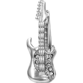 Yoursfs Guitar Tie Clip For Men Handmade to Rock Cool Tie Clip Your World Gifts For Men Business Accessory in Saudi Arabia