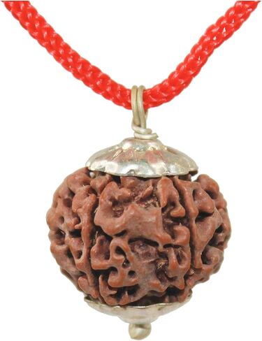 IS4A 100% Original & Natural Rudraksha Pendant (Locket) Silver Pendant in Kuwait