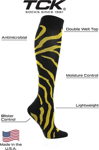 TCK Sports Krazisox Zebra Stripe Socks in Kuwait