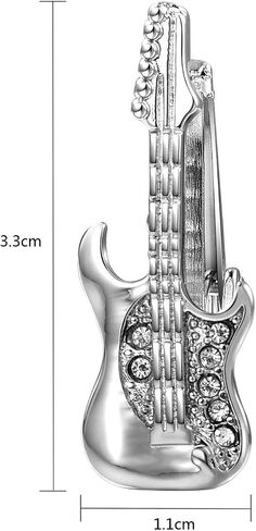 Yoursfs Guitar Tie Clip For Men Handmade to Rock Cool Tie Clip Your World Gifts For Men Business Accessory in Kuwait