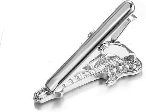 Yoursfs Guitar Tie Clip For Men Handmade to Rock Cool Tie Clip Your World Gifts For Men Business Accessory in Kuwait