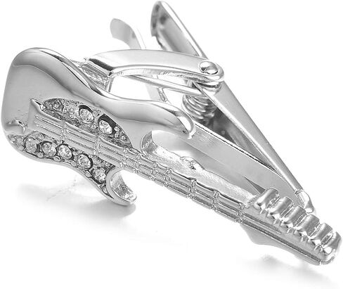 Yoursfs Guitar Tie Clip For Men Handmade to Rock Cool Tie Clip Your World Gifts For Men Business Accessory in Kuwait