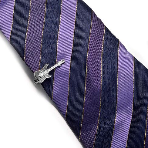 Yoursfs Guitar Tie Clip For Men Handmade to Rock Cool Tie Clip Your World Gifts For Men Business Accessory in Kuwait