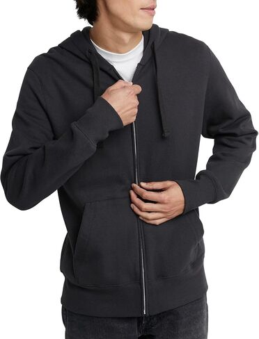 Hanes Men's Originals Full, Heavyweight Fleece Sweatshirt, Zip-up Hoodie in Saudi Arabia