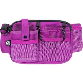 First Lifesaver Nurse Fanny Pack with Multi-Compartment and Tape Holder For Nurses and Nursing Students (Black)